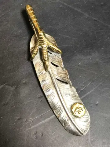 고로즈 goro's 금 손톱 & 타타키 메탈 부착 특대형 페더