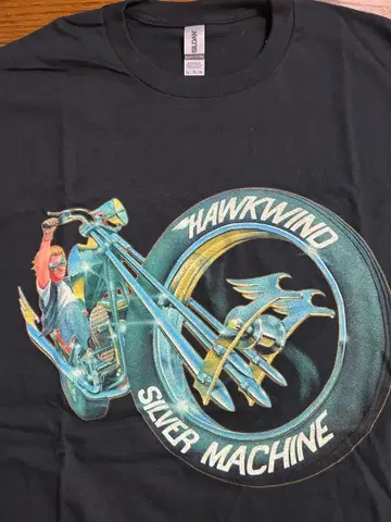 밴드 티셔츠 Hawkwind SilverMachine 호크윈드