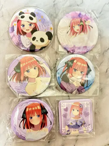 5등분의 신부 나카노 니노 캔뱃지 세트