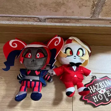 해즈빈 호텔 라운드 원 한정판 앉은 마스코트