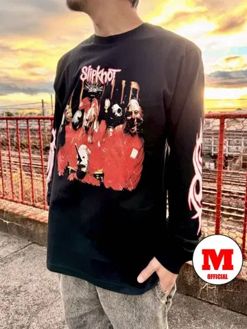 미사용 새상품 SLIPKNOT / Spit It Out 긴팔 티셔츠 M