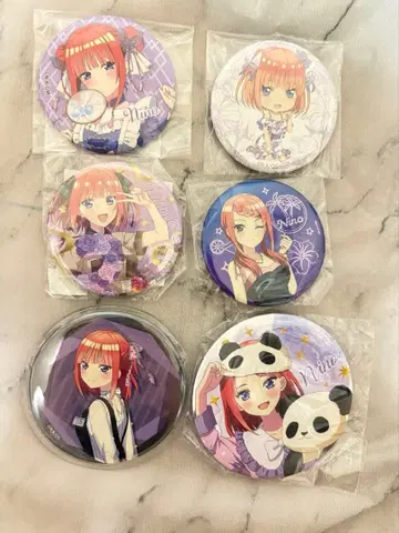 5등분의 신부 나카노 니노 캔뱃지 세트