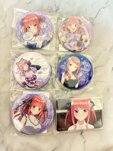 5등분의 신부 나카노 니노 캔뱃지 세트