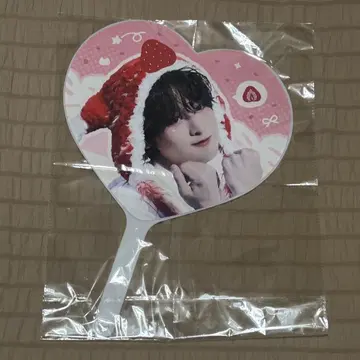 NCT WISH 리쿠 TT 마스터 부채 딸기