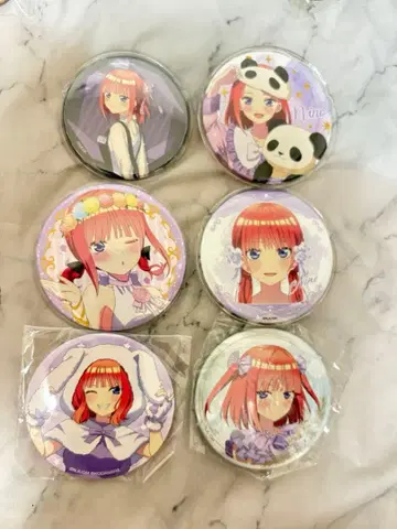 5등분의 신부 나카노 니노 캔뱃지 세트