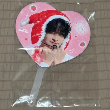 NCT WISH 리쿠 TT 마스터 부채 딸기