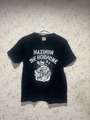 MAXIMUM THE HORMONE 티셔츠 블랙