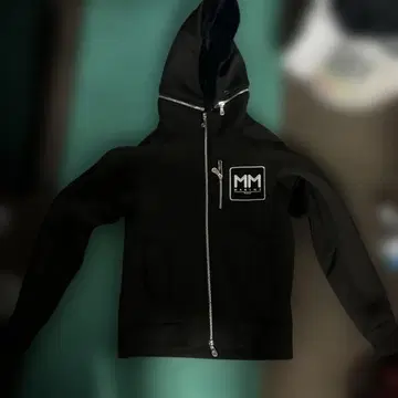 무타 마린 Marine muta S BLACK 풀 집업 후드티