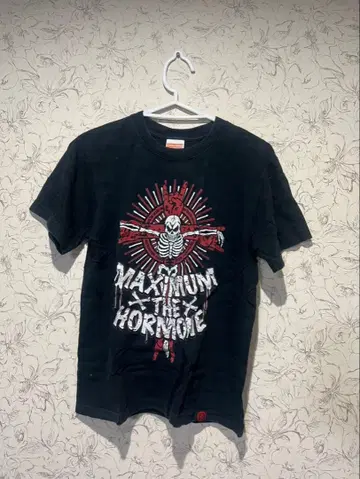 MAXIMUM THE HORMONE 티셔츠 블랙 S