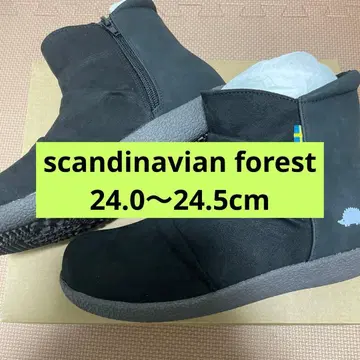 scandinavian forest 블랙 스웨이드 부츠