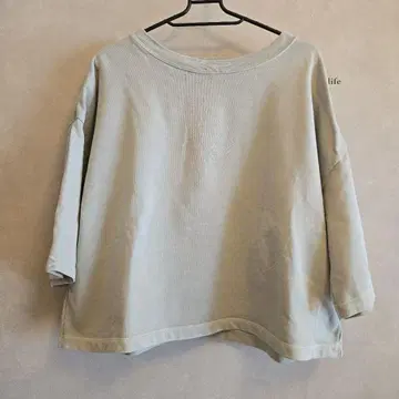 plage 올리브 반팔 티셔츠