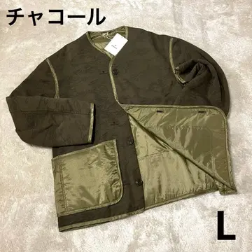 미사용 새상품 패딩 자켓 타이거 카모 라이스 코튼 쭈리 L 상당