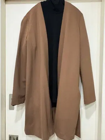 거의 미사용 MOGA 노카라 종이상자 니트 자켓 사이즈 2