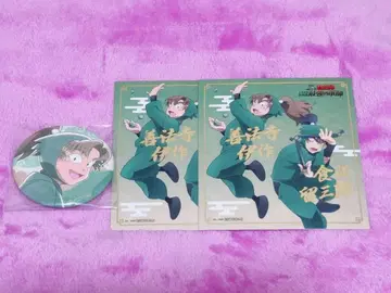 닌타마 란타로 젠포지 잇사쿠 캔뱃지 색지