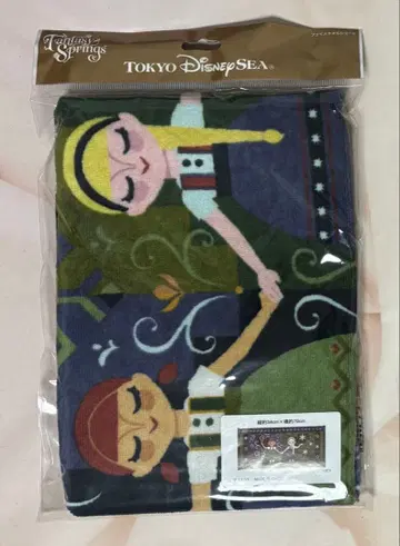 디즈니씨 판타지 스프링스 아나와 눈의 여왕 페이스 타월 안나와 겨울왕국