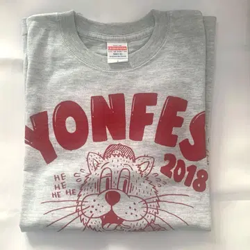 포리미 YON FES 2018 서프 티셔츠 S 사이즈 아쉬