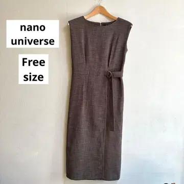 nano universe 슬리브리스 원피스 고급 성인 가을/겨울