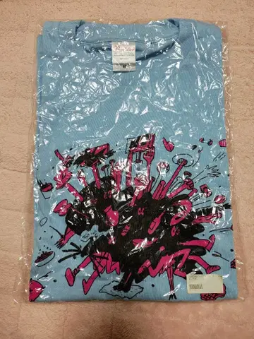 [ 미사용 ] NUMBER GIRL 역분사T셔츠 M 사이즈