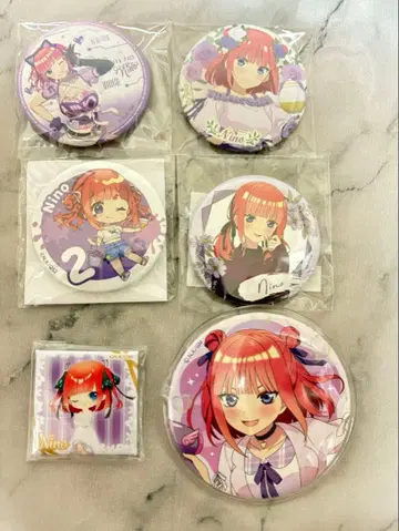 5등분의 신부 나카노 니노 캔뱃지 세트