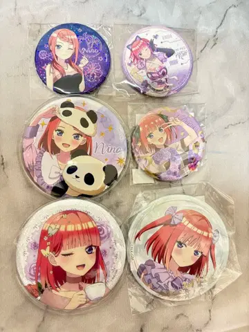 5등분의 신부 나카노 니노 캔뱃지 세트