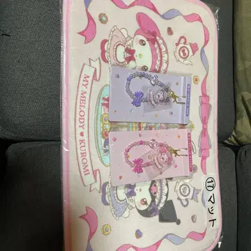 마이멜로디 쿠로미 아크릴 키링 매트 3세트