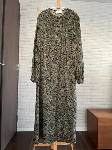 UNITED ARROWS 페이즐리 무늬 롱 원피스