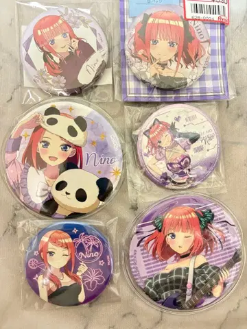 5등분의 신부 나카노 니노 캔뱃지 세트