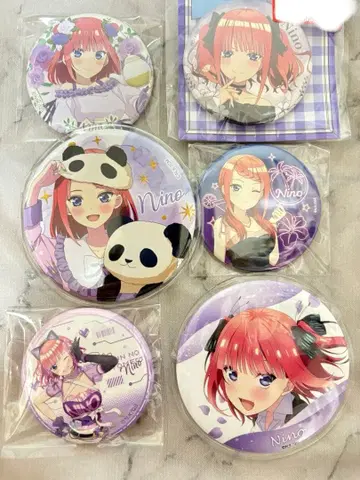 5등분의 신부 나카노 니노 캔뱃지 세트