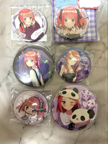 5등분의 신부 나카노 니노 캔뱃지 세트