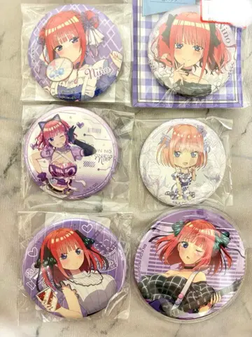 5등분의 신부 나카노 니노 캔뱃지 세트