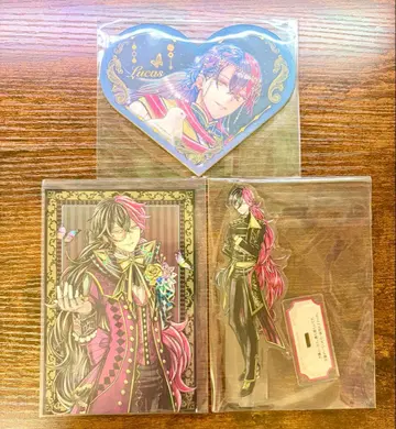 악마 집사와 검은 고양이 아쿠네코 루카스 묶음 판매 아크릴 스탠드 색지