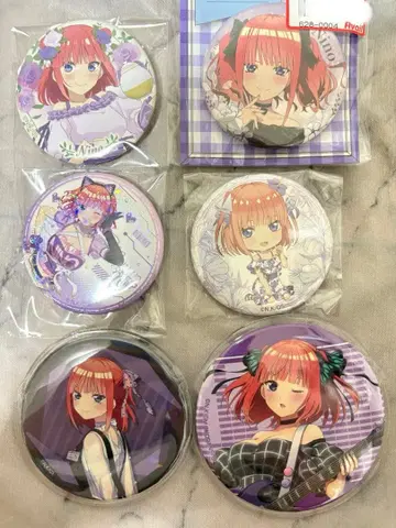 5등분의 신부 나카노 니노 캔뱃지 세트