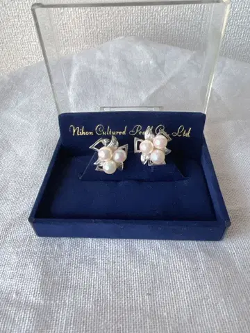 미사용 스털링 실버 은제 펄 귀찌 실버 진주