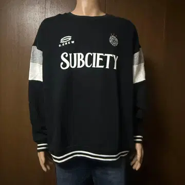 [ 구제 의류 ] Subciety 축구 유니폼 패턴 맨투맨 트레이닝복