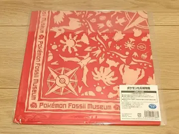 미개봉 새상품 포켓몬 화석 박물관 반다나 (빨간색)