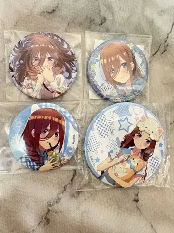 5등분의 신부 나카노 미쿠 캔뱃지 세트