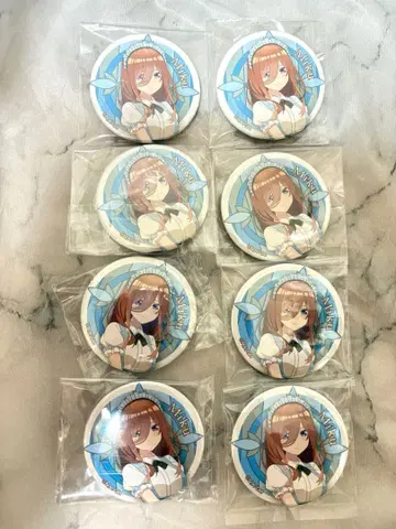 5등분의 신부 나카노 미쿠 캔뱃지 세트