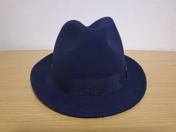 override 오버라이드 울 펠트 중절모 네이비