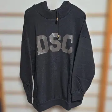 DSC 로고 블랙 후드티 L 사이즈