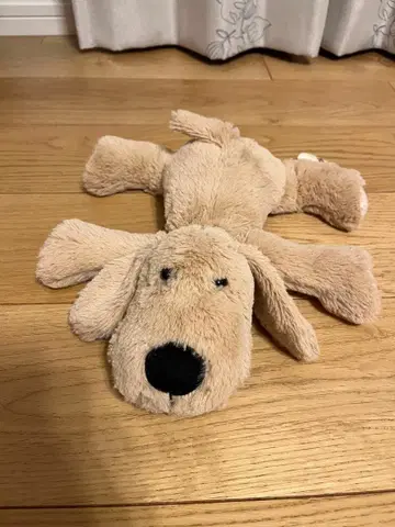 [ 희귀 헤이세이 레트로 ] 강아지 루크 LOUK 봉제 인형 베이지