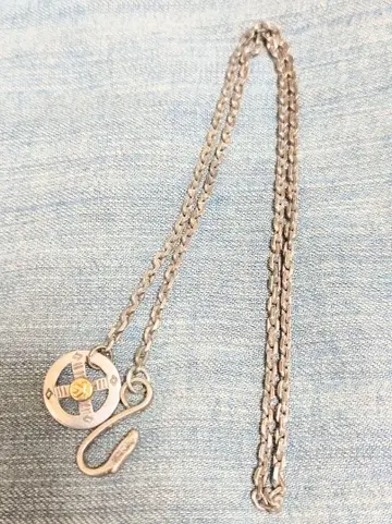 고로즈 goro's 금 장식 메디슨 휠 & 이글 후크 & 얇은 각체인