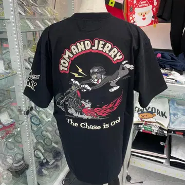 ( 28 ) TOM AND JERRY 블랙 티셔츠