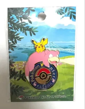 포켓몬 센터 카가와 한정판 로고 핀즈