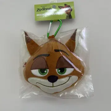 [ 주토피아 ] 닉 카라비너 달린 봉제 인형 지퍼 마스코트