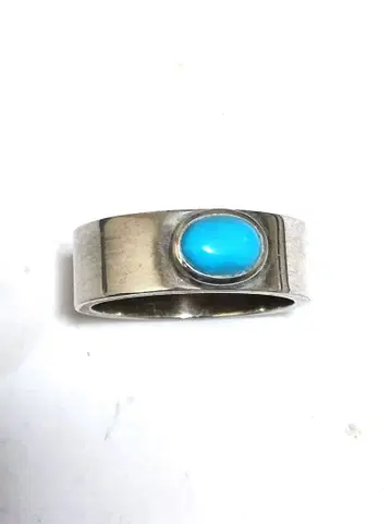 고로즈 goro's 터콰이즈 부착 인장 반지 23호