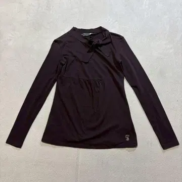 SPORTMAX CODE 스포츠 맥스 코드 리본 포함 긴팔 티셔츠