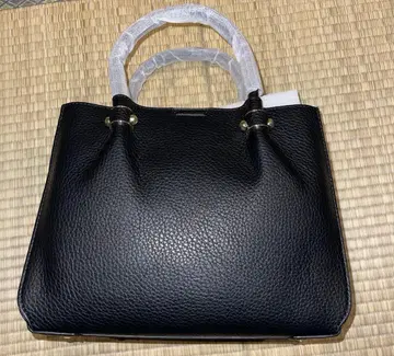 [ 미사용 새상품 ] 핸드백 블랙 여성용 인조 가죽 택 포함