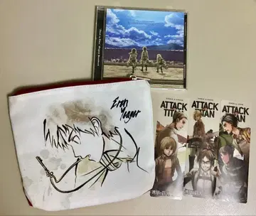 진격의 거인 굿즈 묶음 판매 파우치 [ 사진 2장째 ] 리바이의 스카프