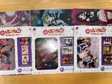 케이온! 제일복권 클리어 포스터 세트 전 3종