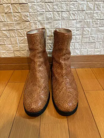 요건 레일 JURGEN LEHL 메쉬 가죽 숏부츠